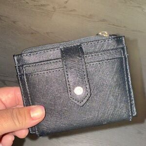 Black Textured Wallet